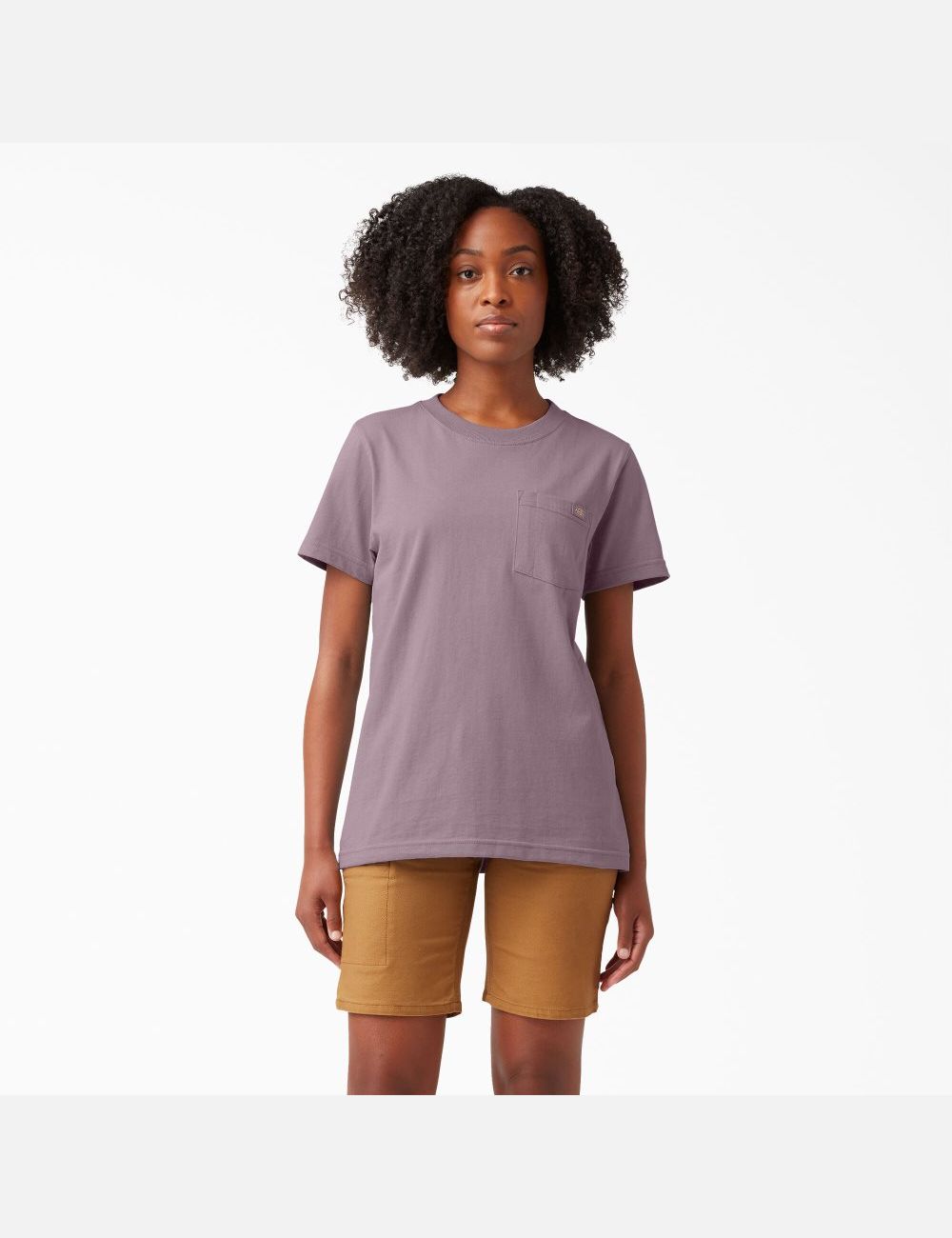 T Shirts Dickies Corta Sleeve Heavyweight Violette | 619NHWZDM