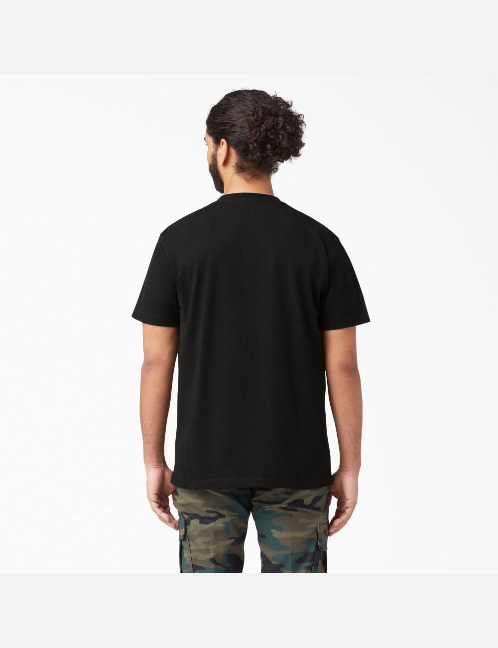 T Shirts Dickies Corta Sleeve Heavyweight Noir | 924OIXLJV