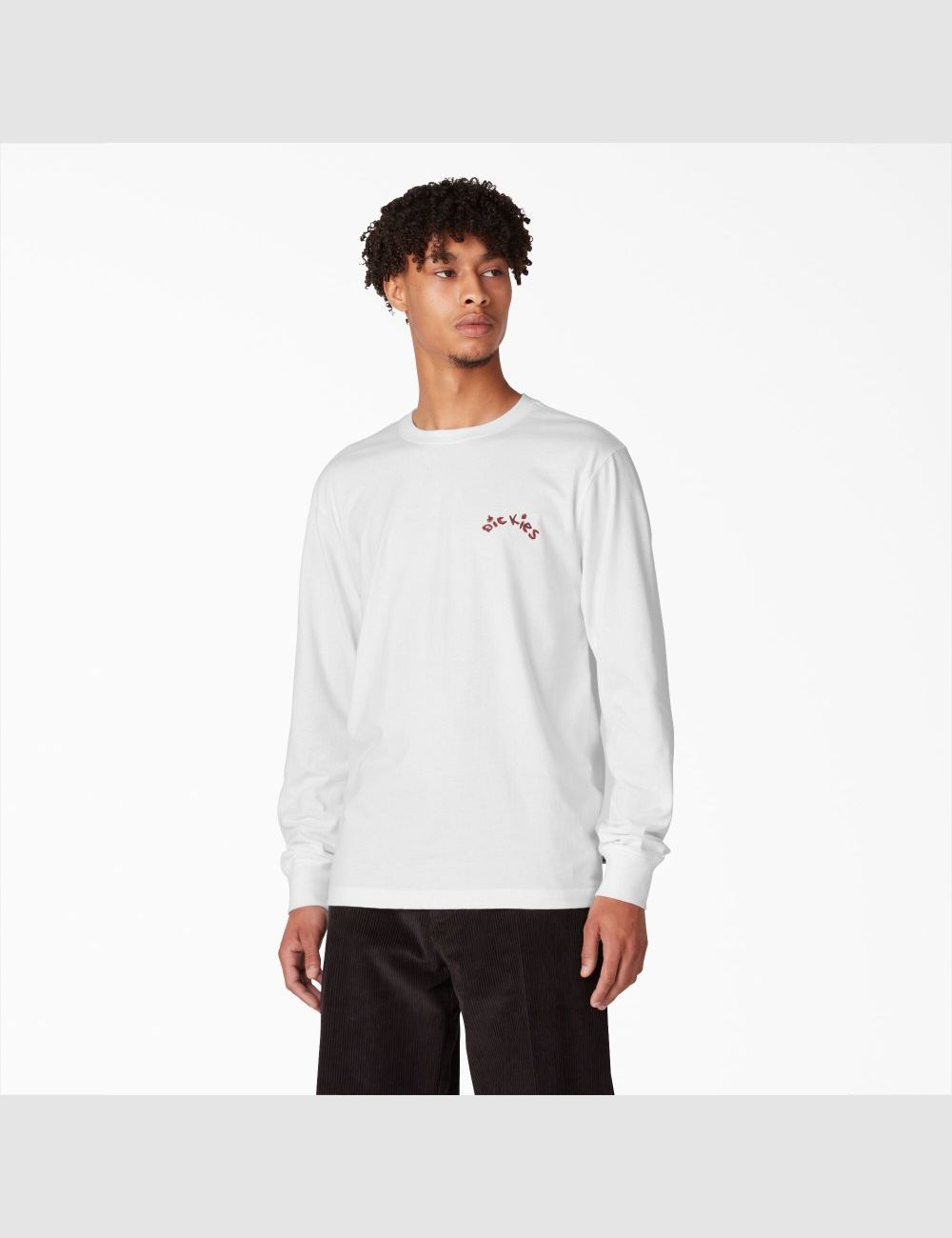 T Shirts Dickies Franky Villani Drunkula Graphique Long Sleeve Blanche | 745LYIDFM