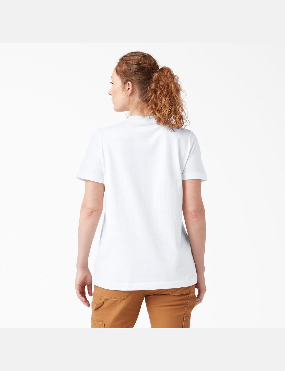 T Shirts Dickies Logo Graphique Blanche | 403KGCJAD