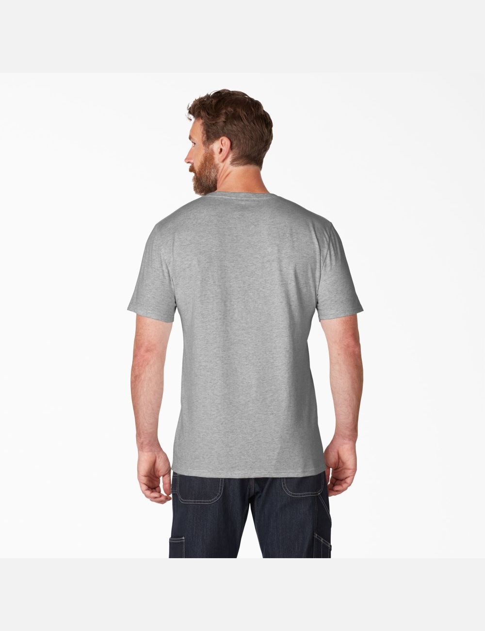 T Shirts Dickies Logo Graphique Blanche | 612OFKYQW