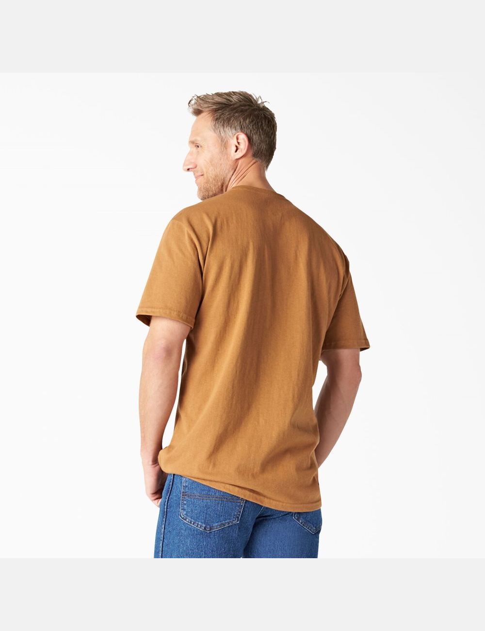 T Shirts Dickies Logo Graphique Marron | 591NVTAPX