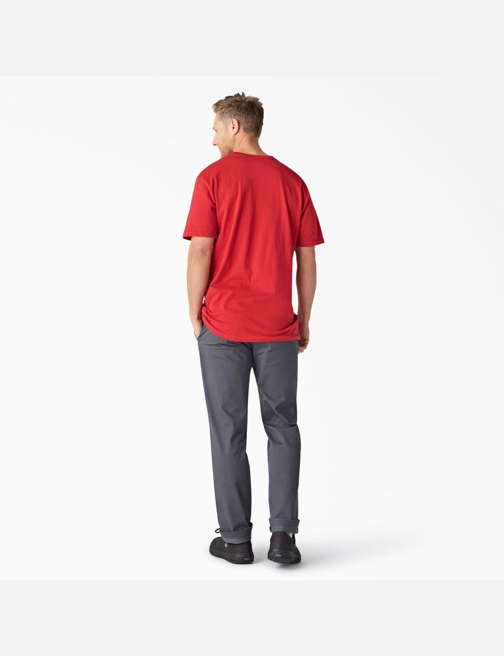 T Shirts Dickies Logo Graphique Rouge | 287RAJDVP