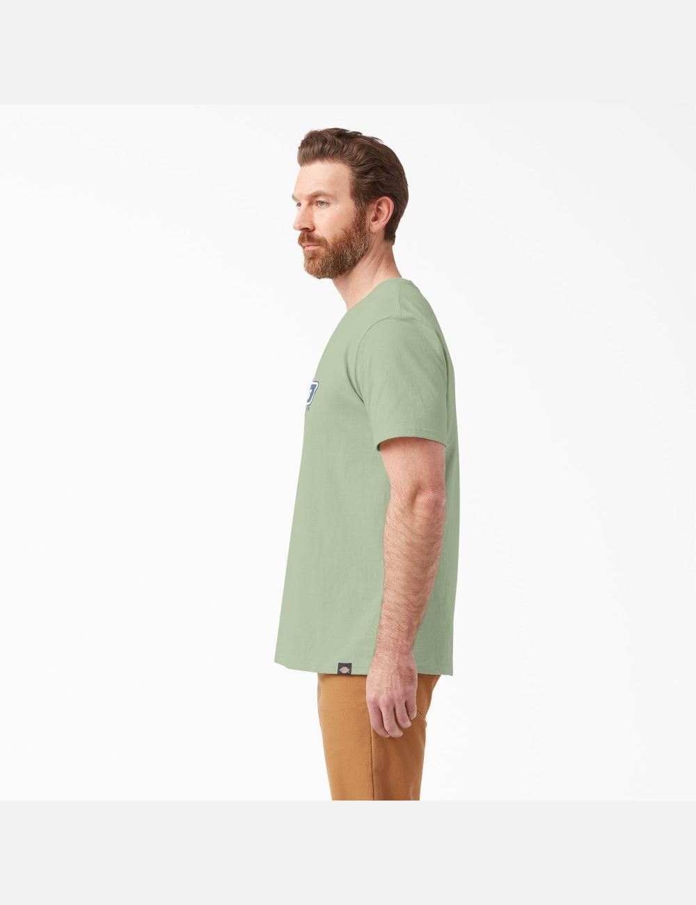 T Shirts Dickies Logo Graphique Vert | 026WLTPAB