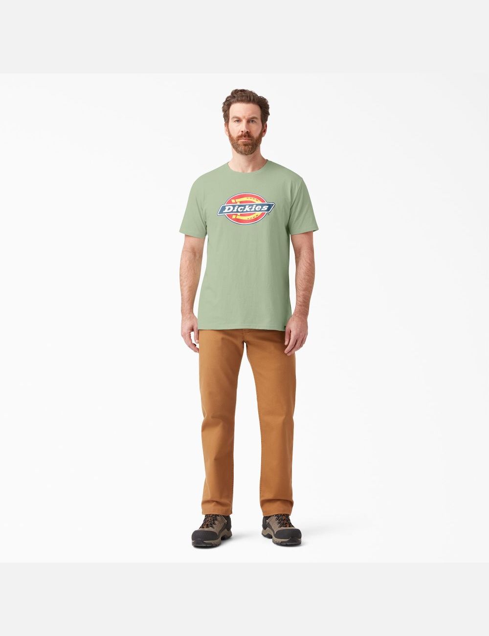 T Shirts Dickies Logo Graphique Vert | 026WLTPAB