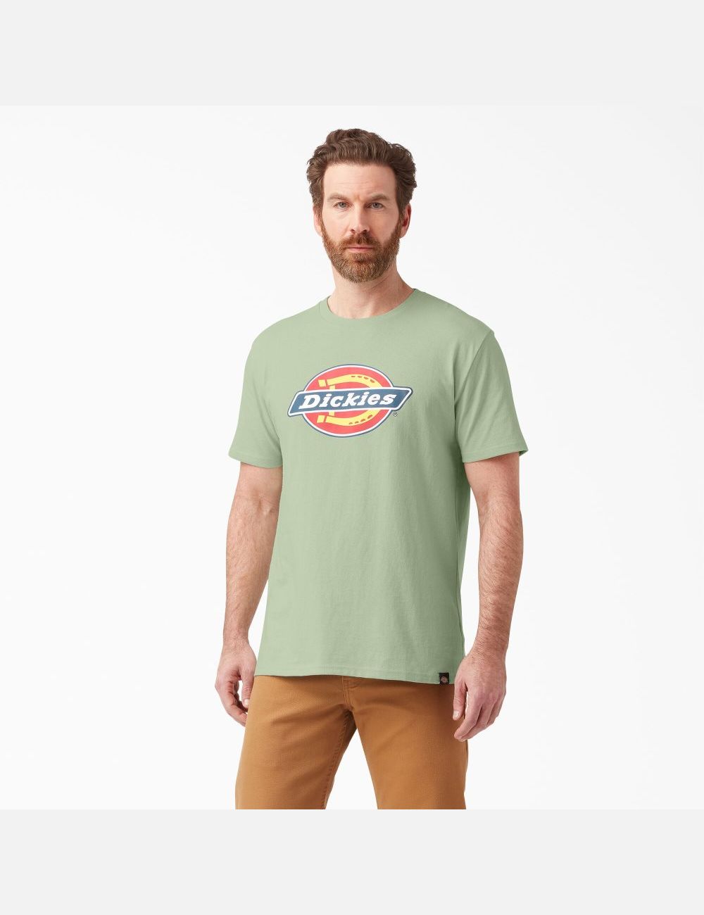 T Shirts Dickies Logo Graphique Vert | 026WLTPAB