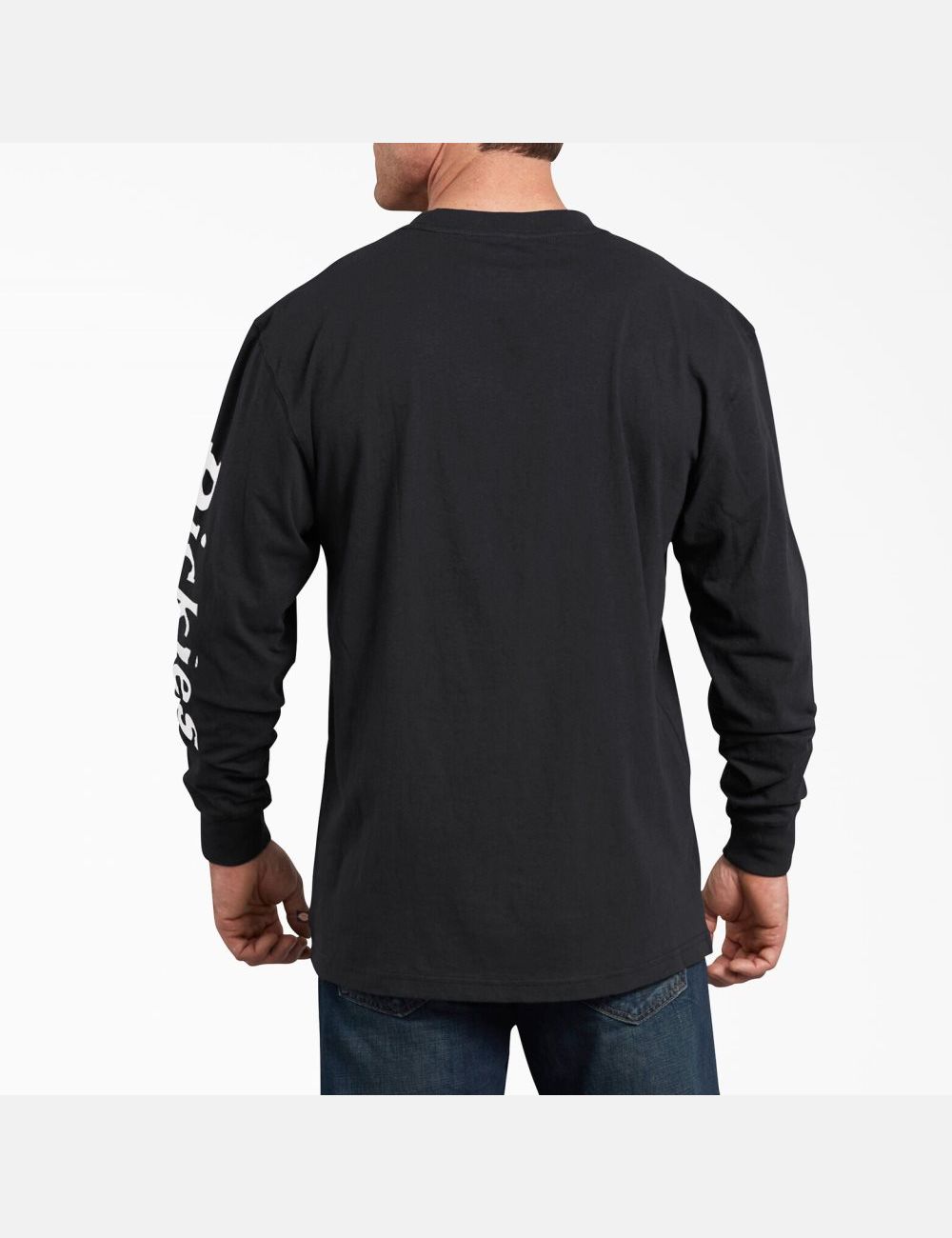 T Shirts Dickies Long-Sleeve Graphique Noir | 214IMBRUZ