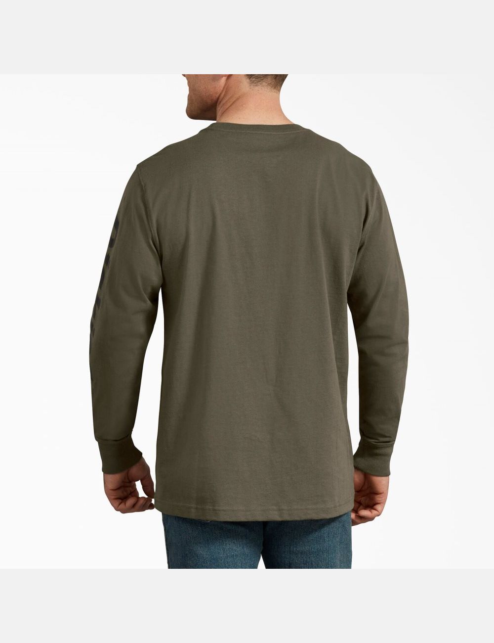 T Shirts Dickies Long-Sleeve Graphique Vert | 185JONPKR