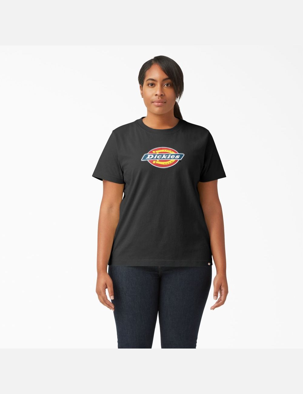 T Shirts Dickies Plus Logo Graphique Noir | 945CSHVUM