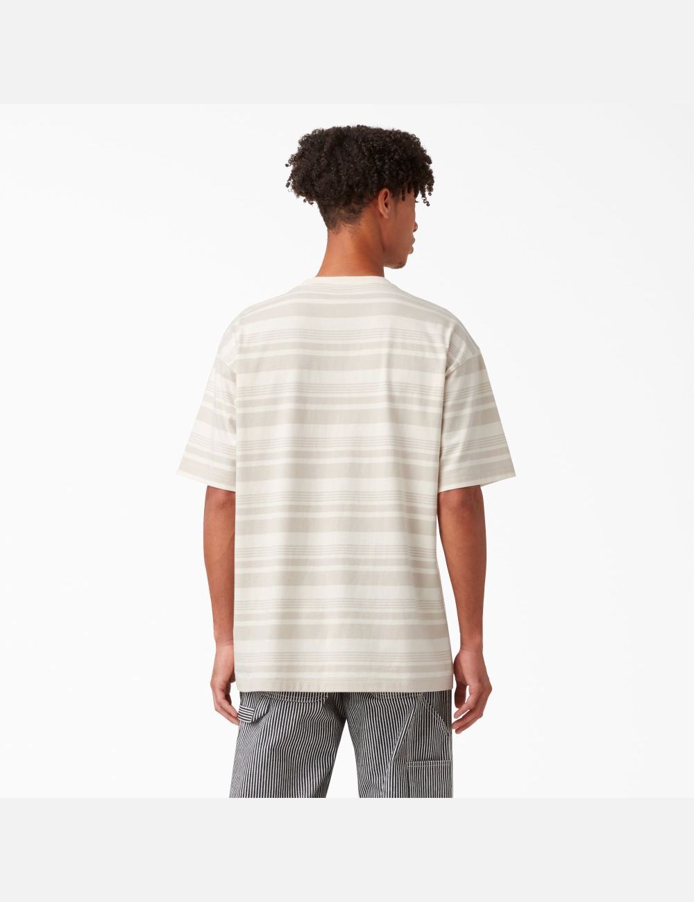 T Shirts Dickies Relaxed Fit Rayé Pocket Stripes | 173LYCMTG