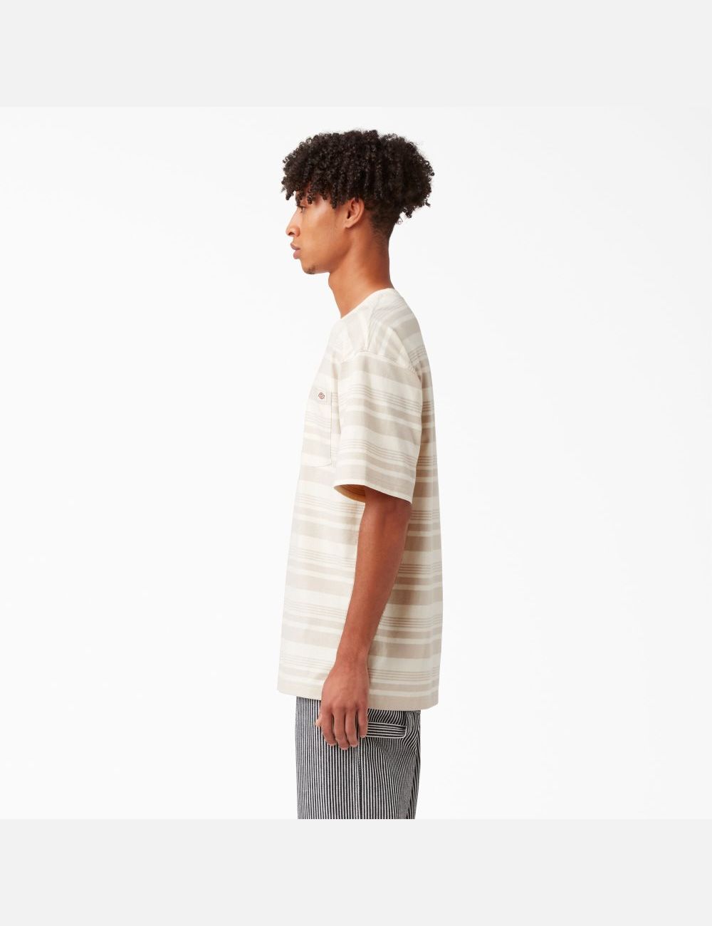 T Shirts Dickies Relaxed Fit Rayé Pocket Stripes | 173LYCMTG