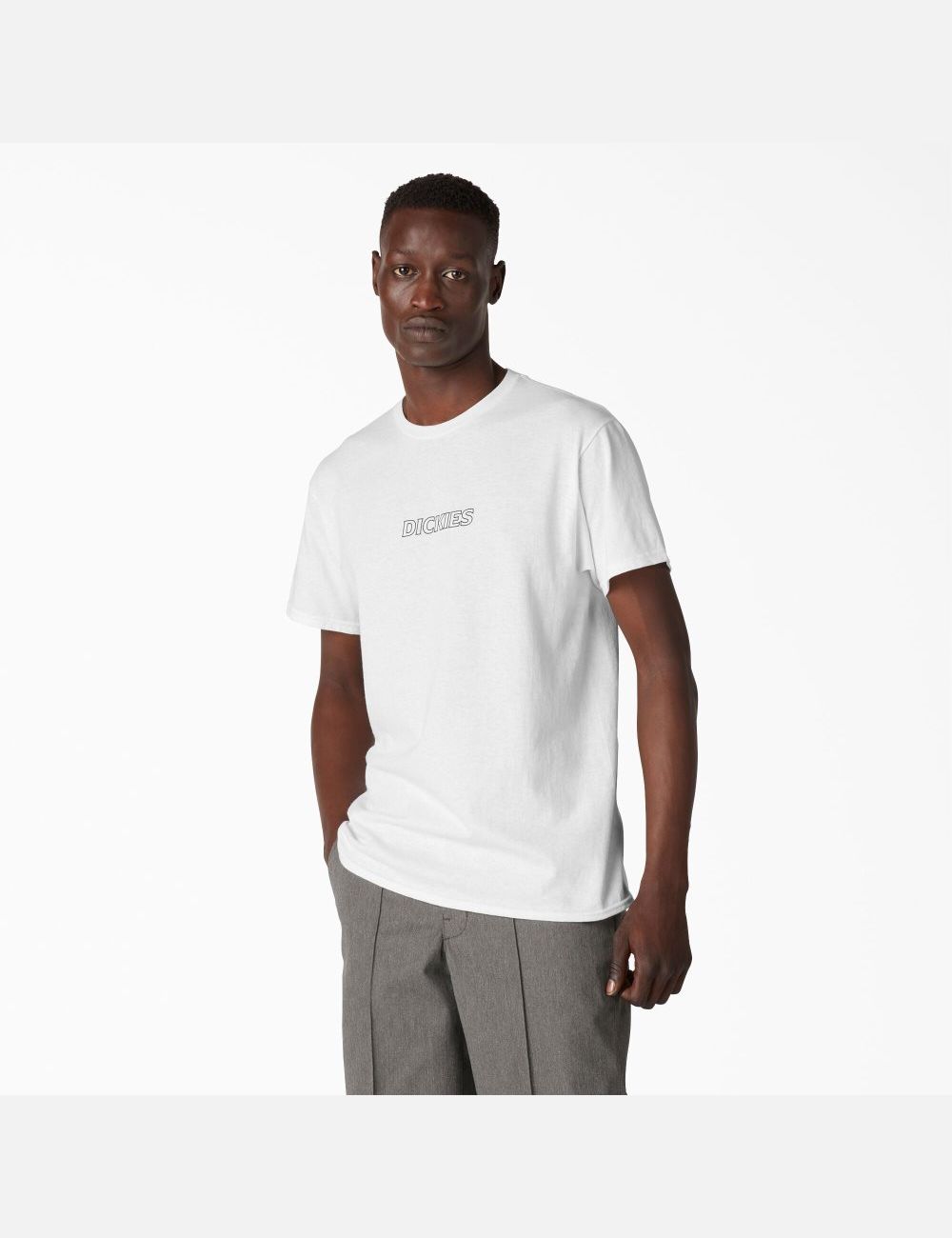 T Shirts Dickies Rose Workwear Graphique Blanche | 258NVSPOK