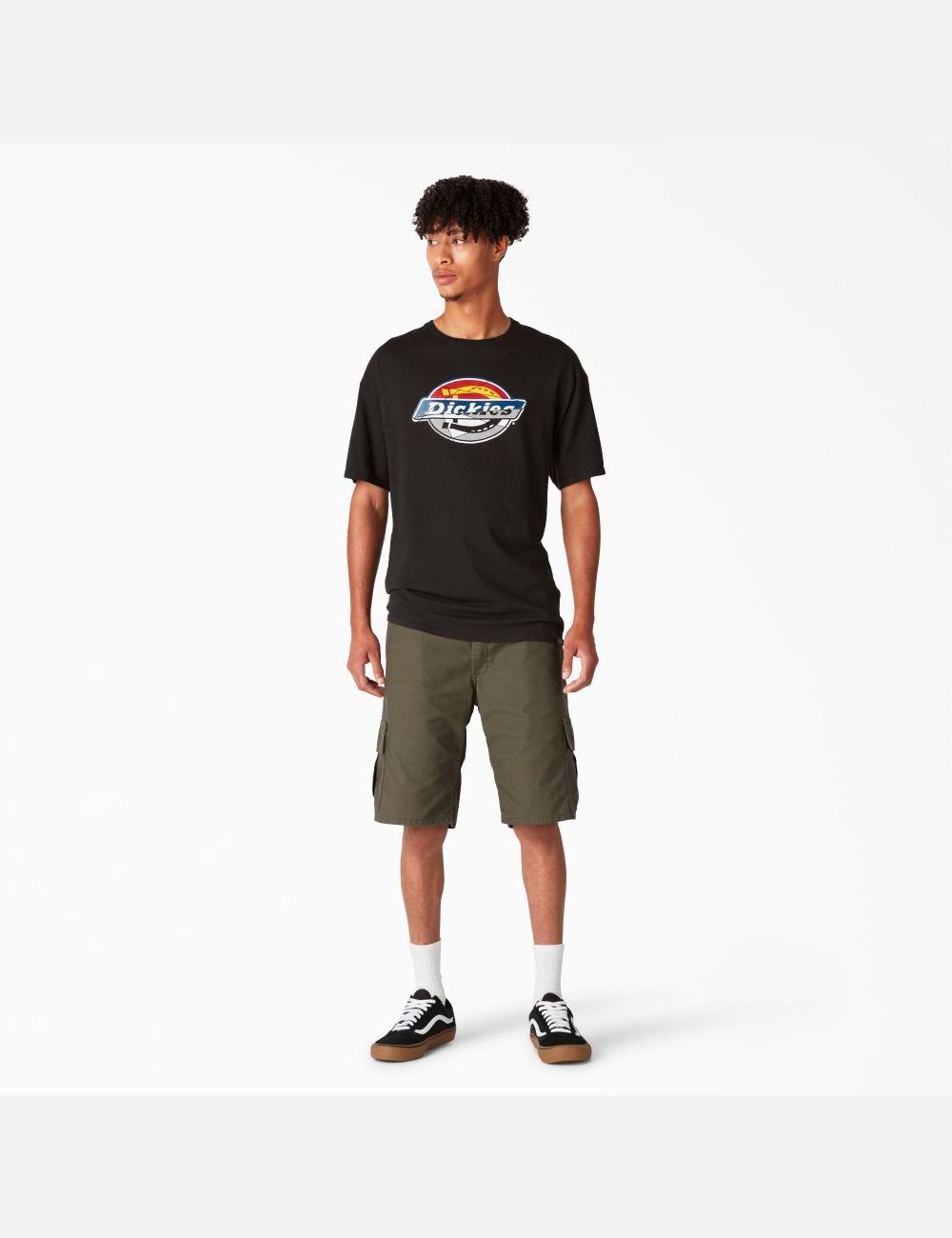 T Shirts Dickies Skateboarding Distressed OG Graphique Noir | 403GABJMS