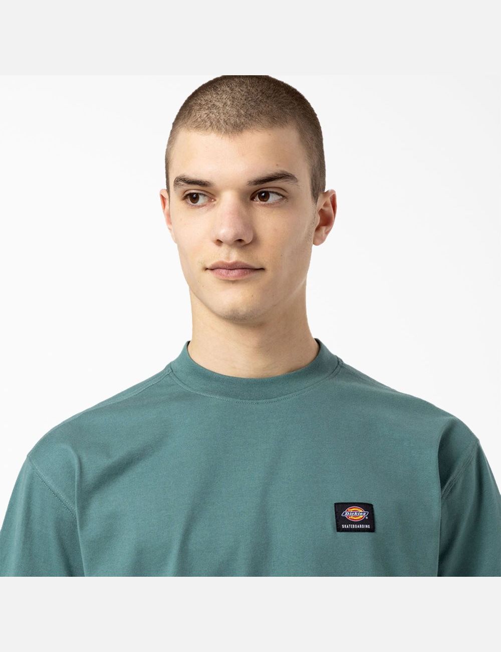 T Shirts Dickies Skateboarding Mount Vista Vert | 347KMRUPG