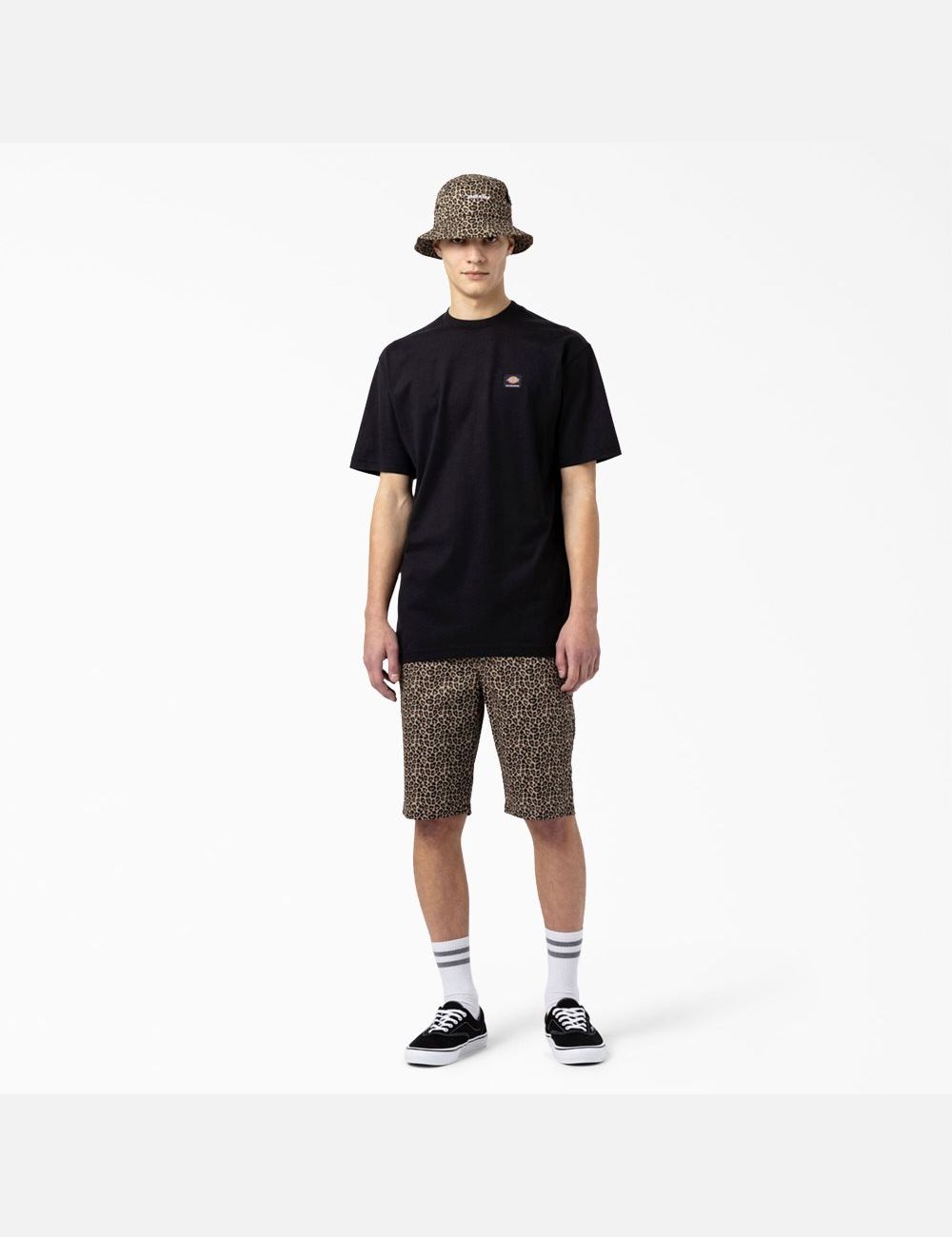 T Shirts Dickies Skateboarding Mount Vista Noir | 367XHTOSV