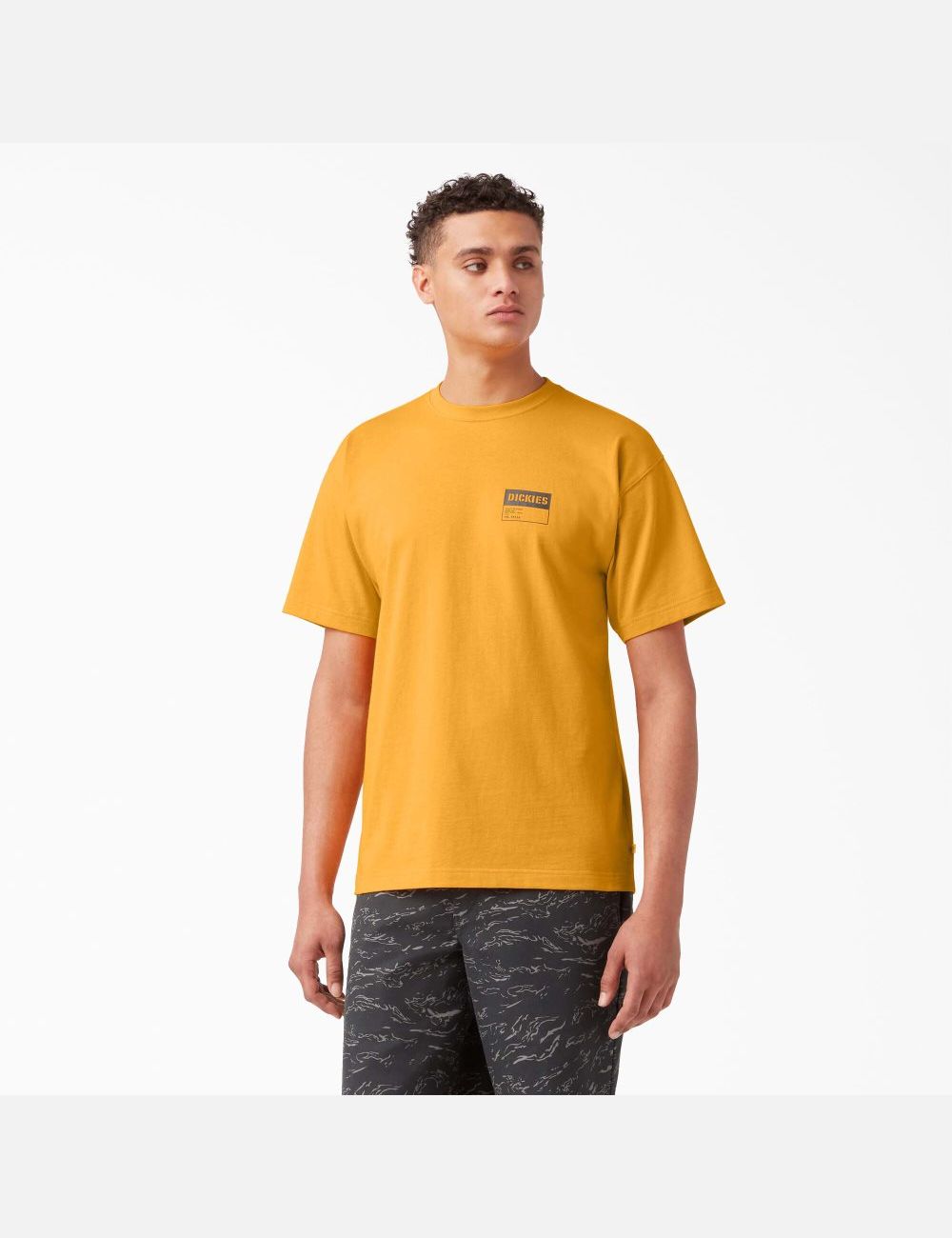 T Shirts Dickies Strada Utility Graphique Jaune | 367EBZDQV