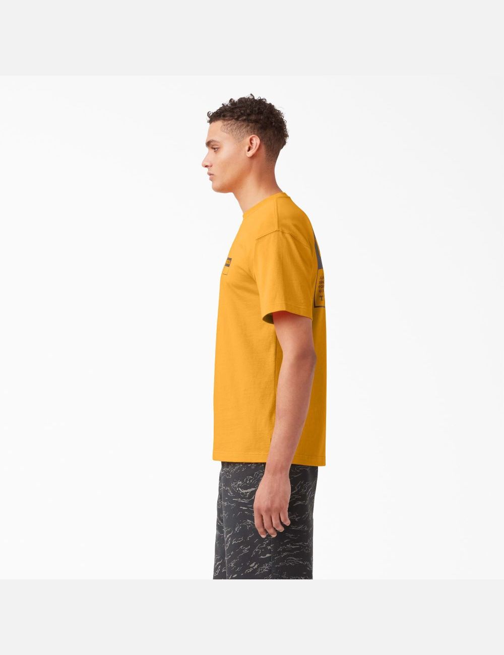 T Shirts Dickies Strada Utility Graphique Jaune | 367EBZDQV