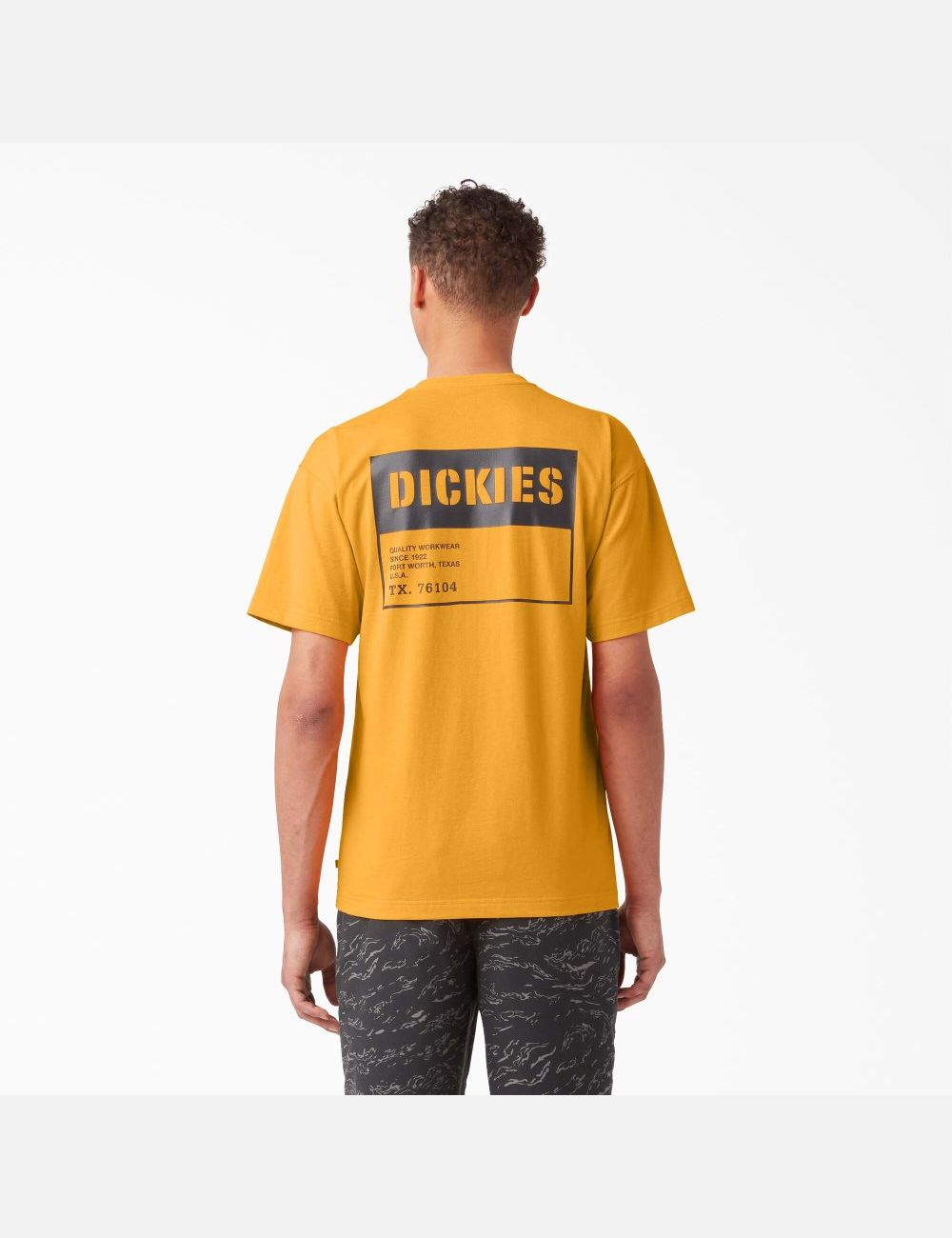 T Shirts Dickies Strada Utility Graphique Jaune | 367EBZDQV