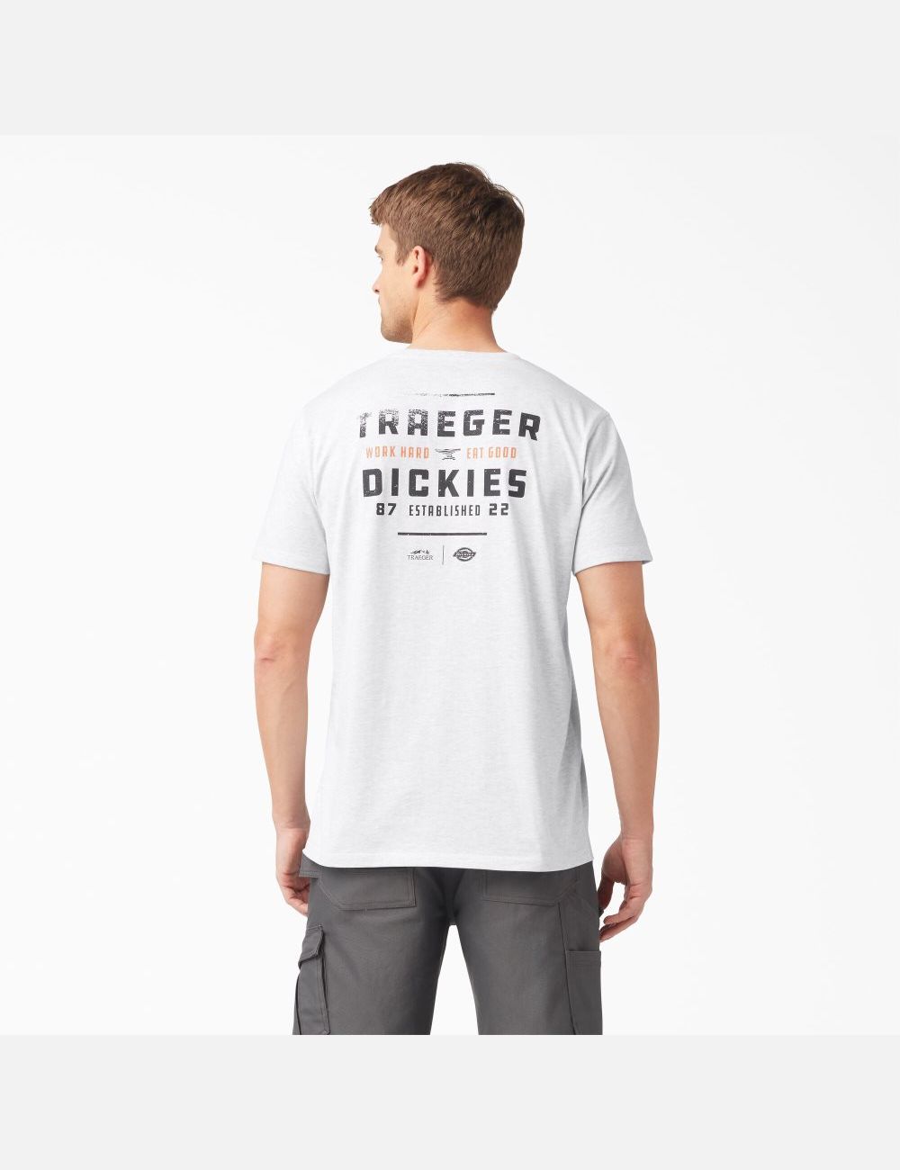 T Shirts Dickies Traeger x Ultimate Grilling Grise | 025CPATMQ