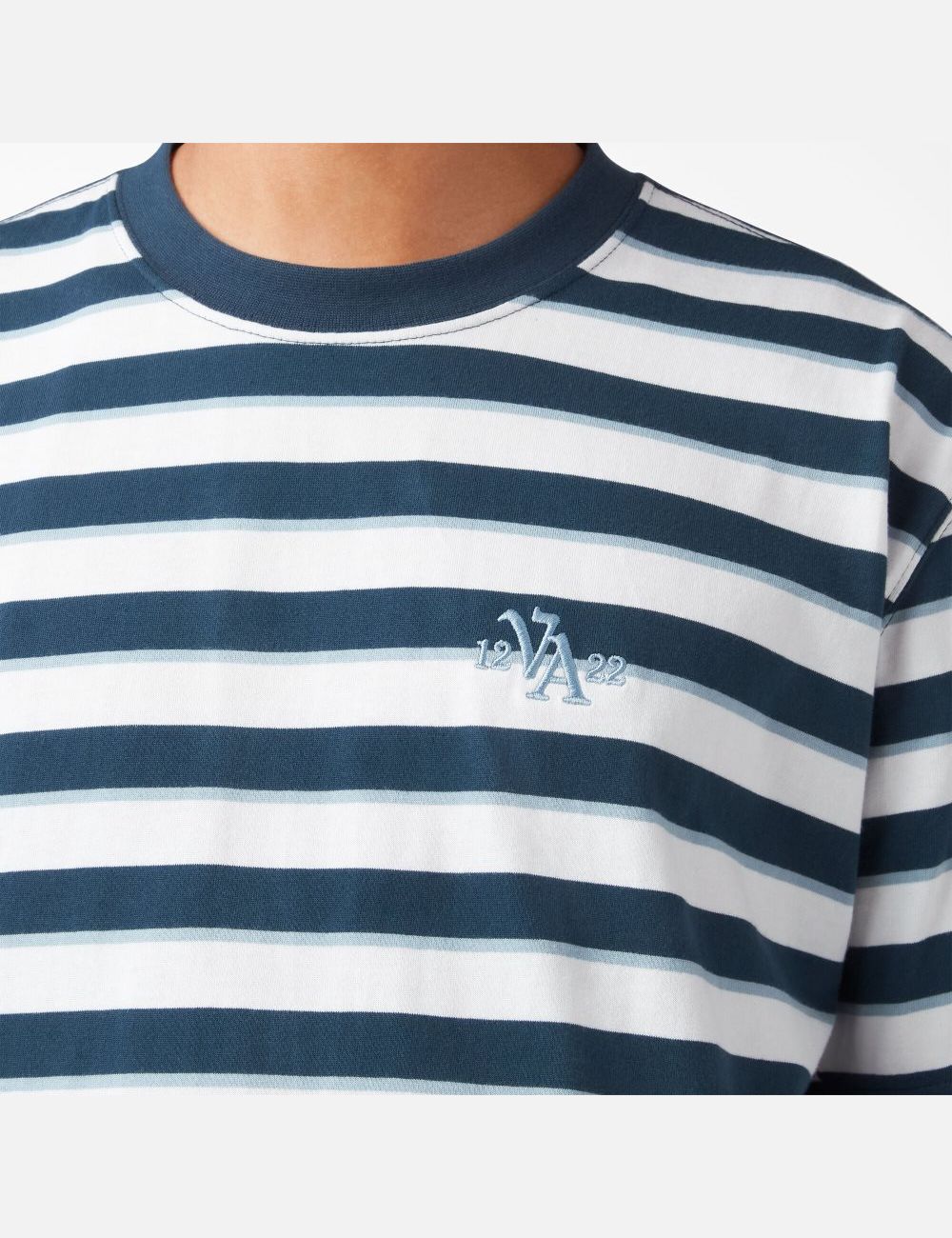 T Shirts Dickies Vincent Alvarez Rayé Bleu Stripes | 459UIKQTG