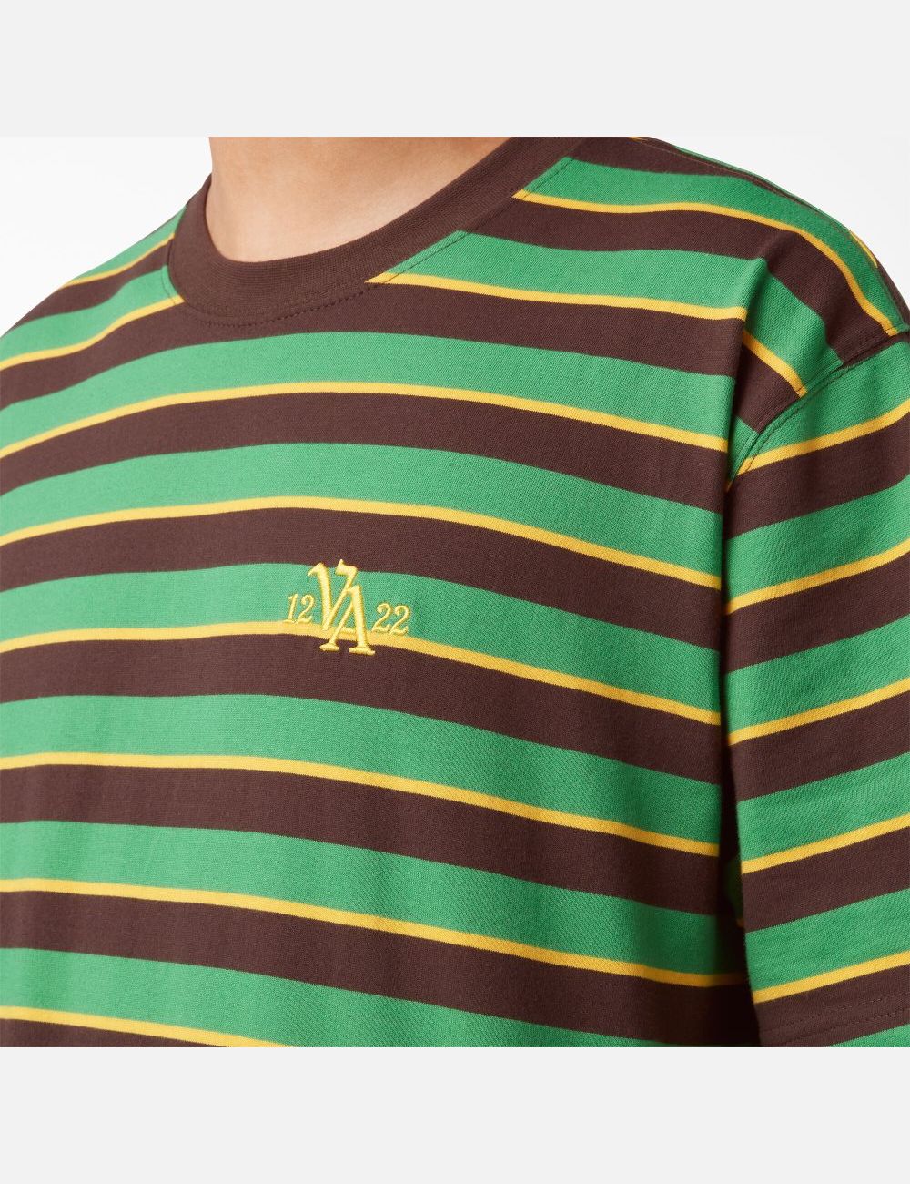 T Shirts Dickies Vincent Alvarez Rayé Vert Stripes | 635UMAQOH