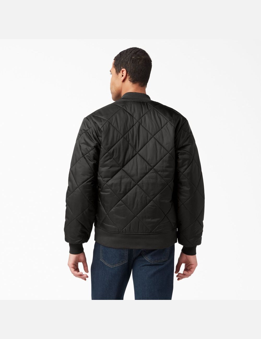 Veste Matelassée Dickies Diamond Noir | 873JEMYVF