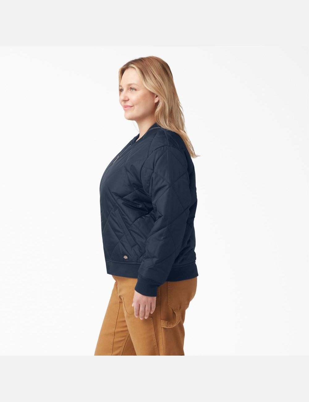 Veste Matelassée Dickies Plus Bomber Bleu Marine | 938EHKZOD