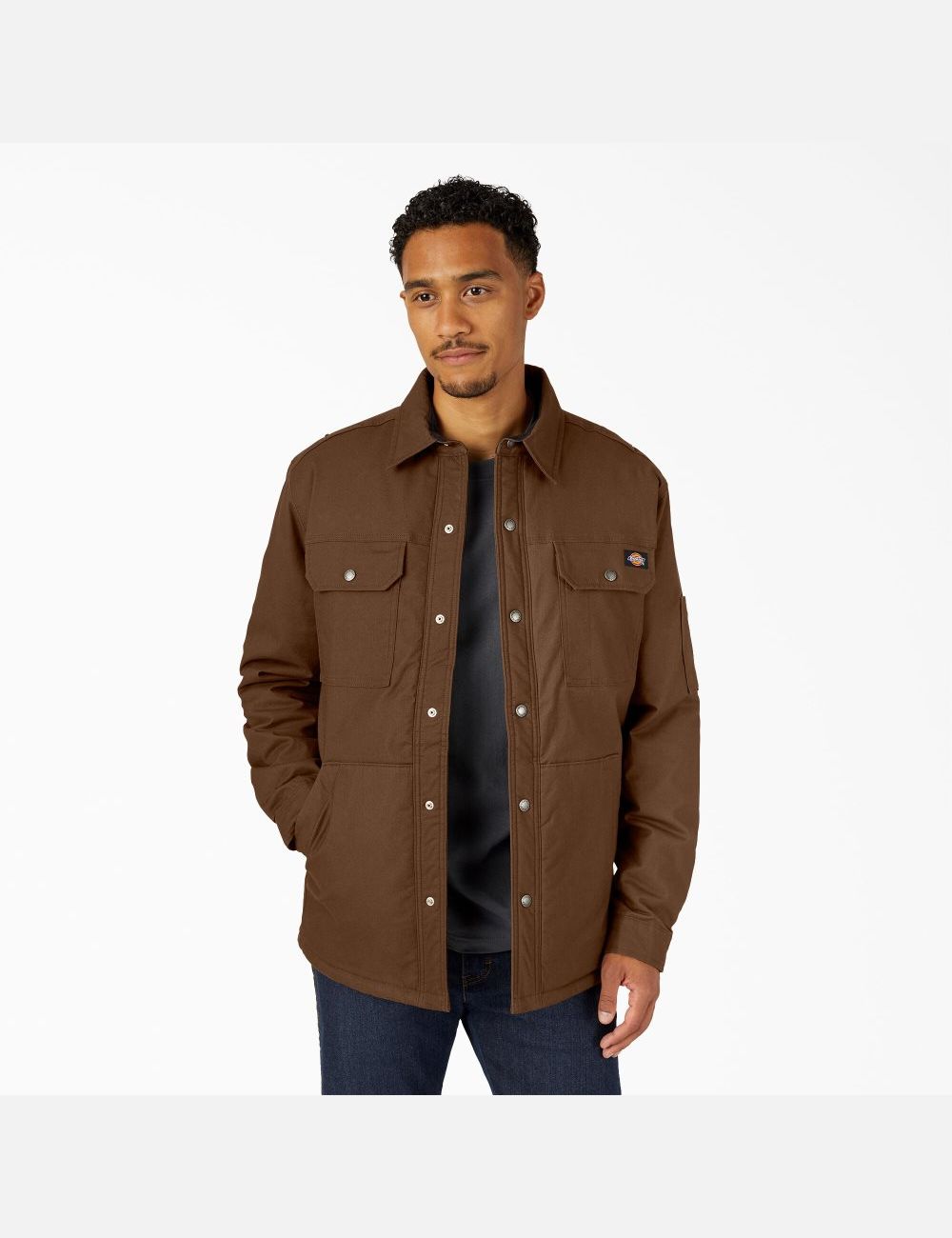 Vestes Chemises Dickies Hydroshield Duck Marron | 625EVJGLB