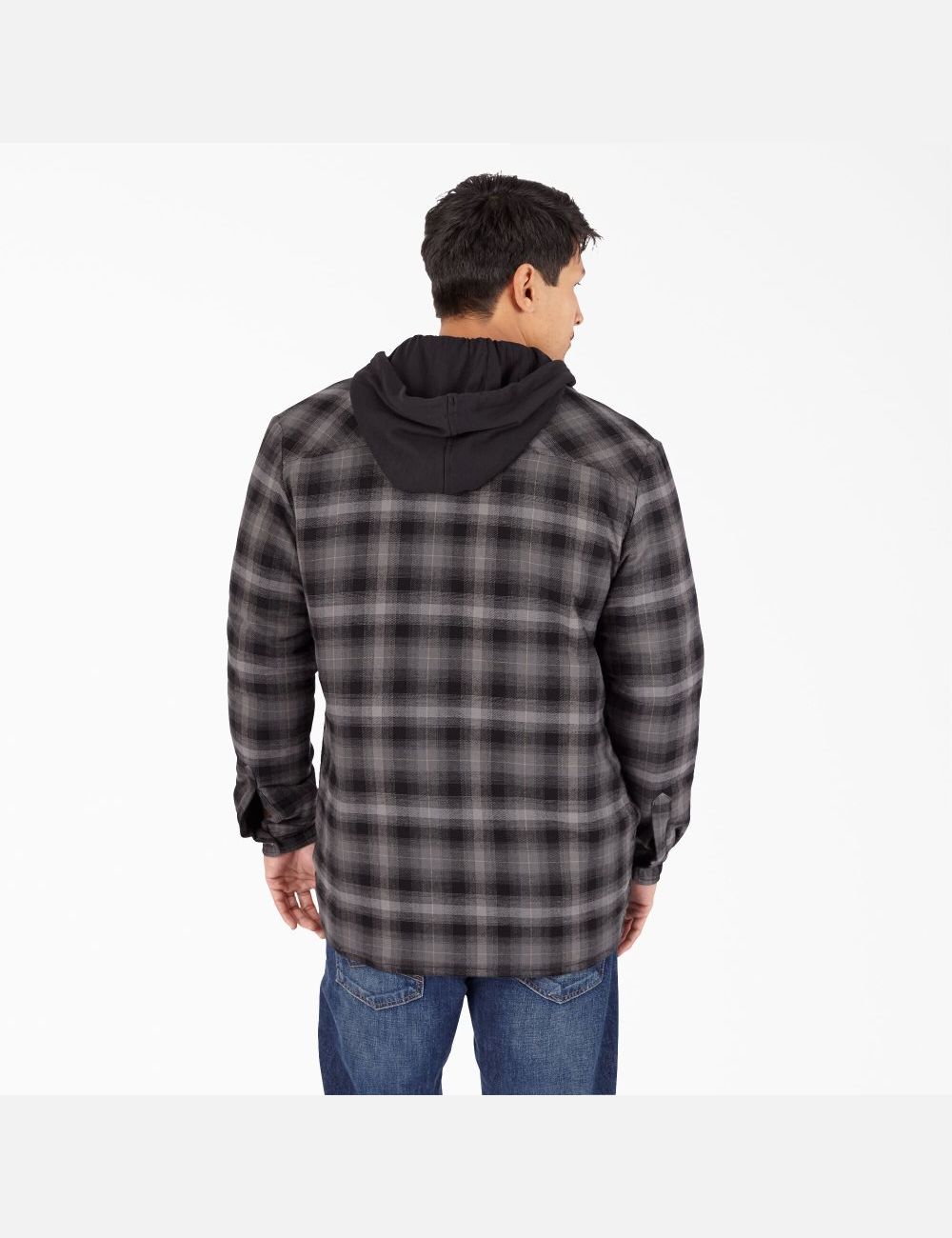 Vestes Chemises Dickies Hydroshield Flannel Noir | 705IURCSO