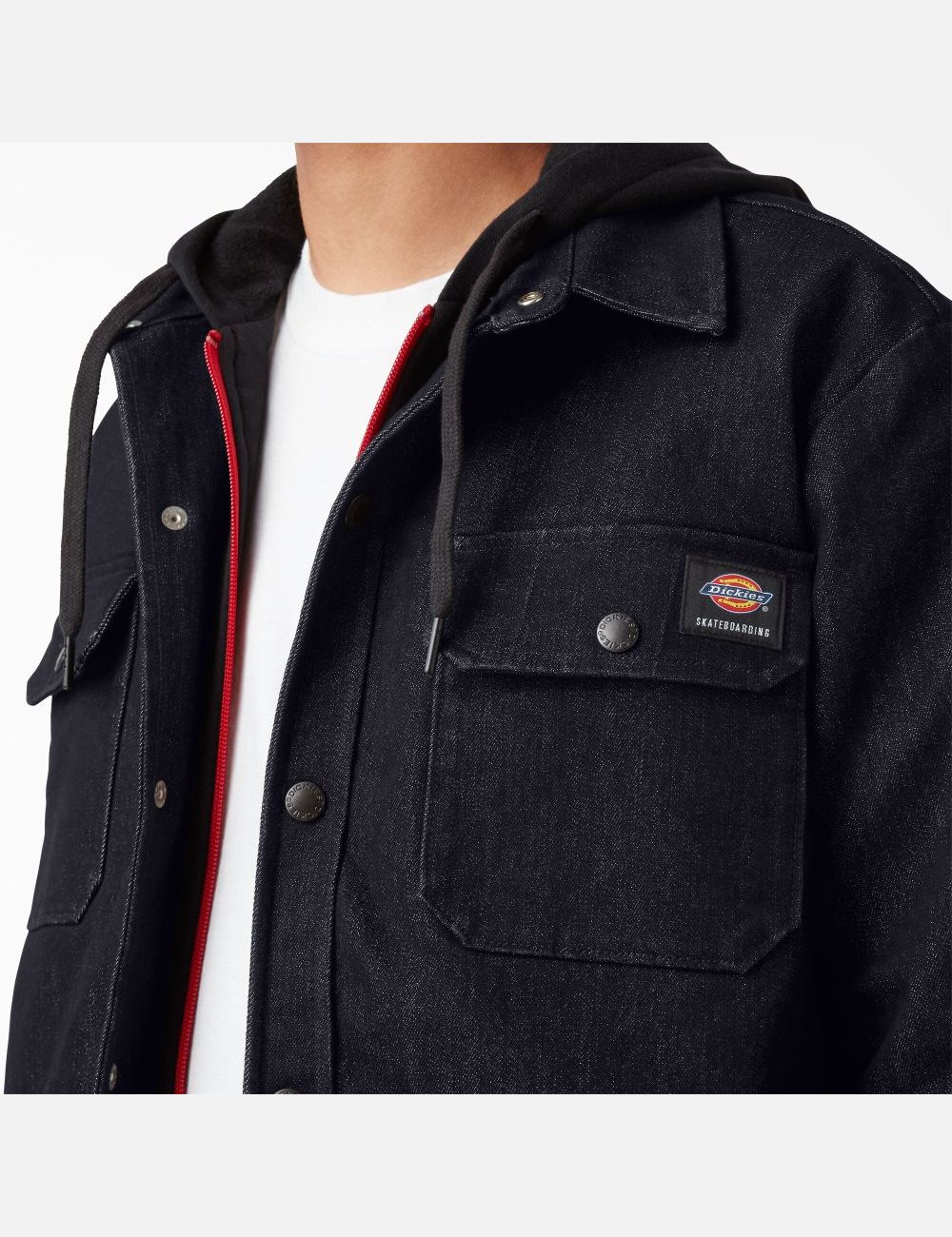 Vestes Chemises Dickies Skateboarding Denim Indigo Bleu | 804QCDGZU