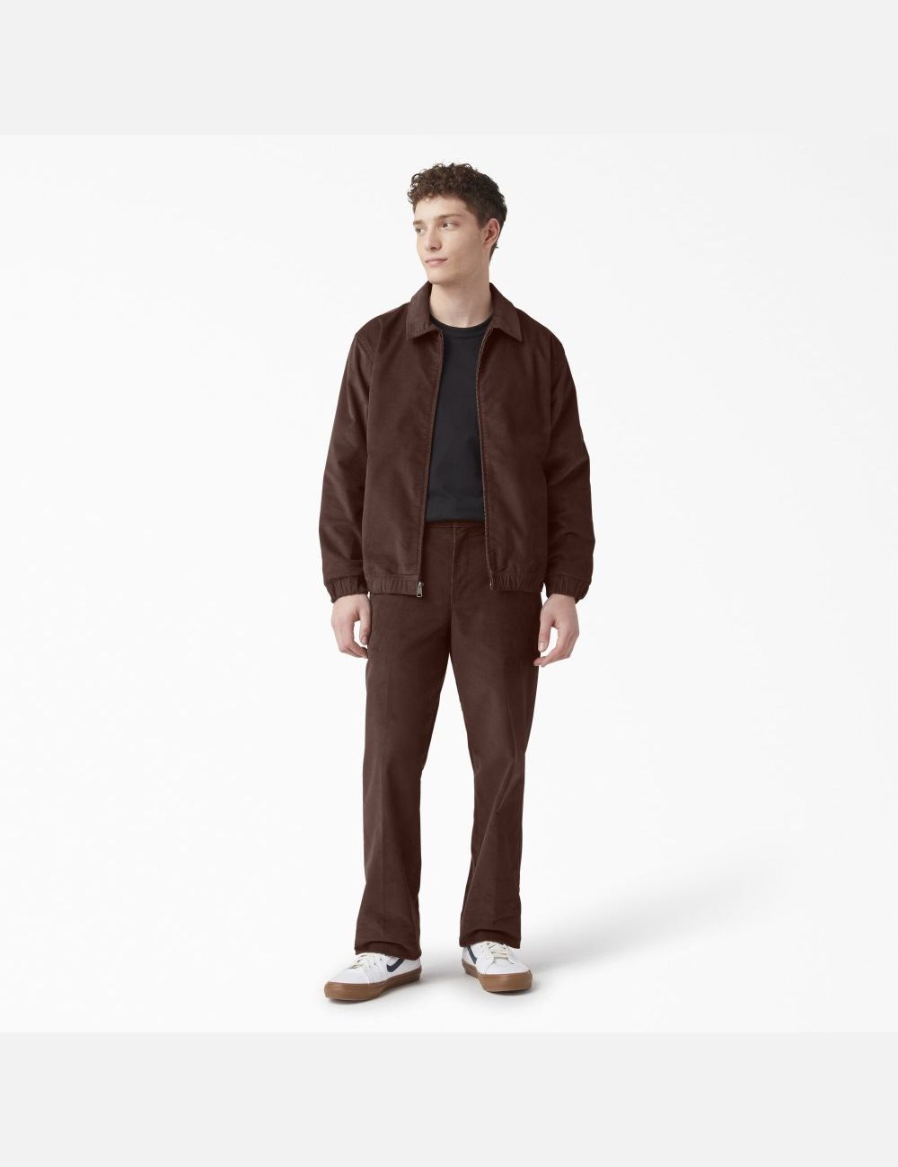 Vestes Décontractées Dickies Doublée Corduroy Chocolat Marron | 374WQFOZG