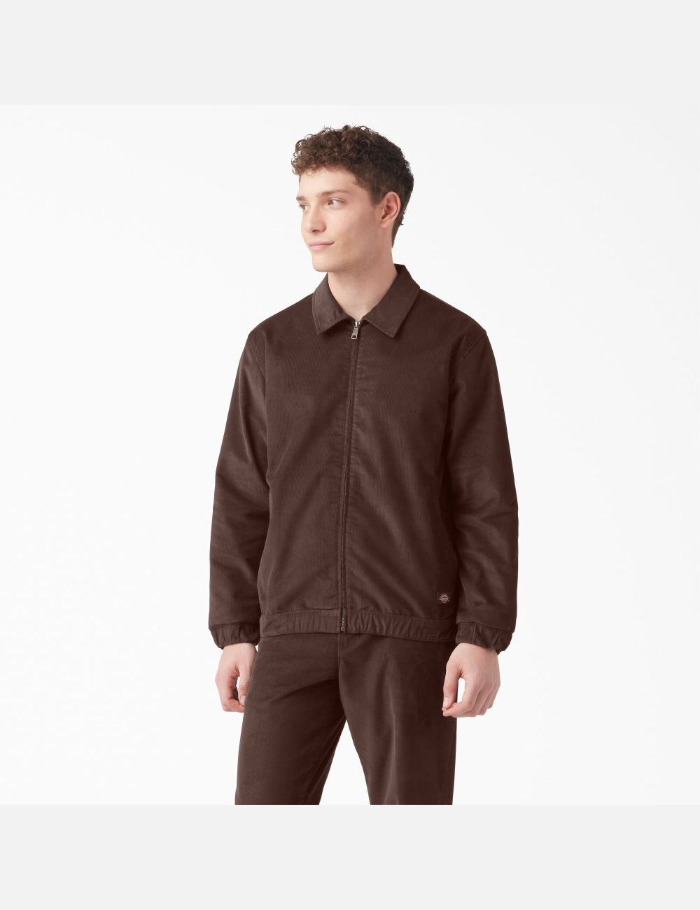 Vestes Décontractées Dickies Doublée Corduroy Chocolat Marron | 374WQFOZG