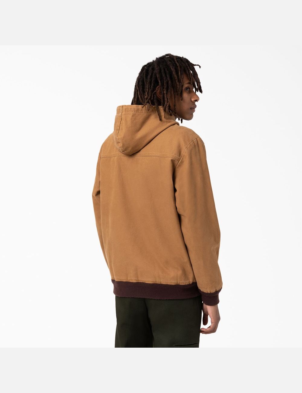 Vestes Décontractées Dickies Duck Encapuchonné Bomber Jacket Marron | 038TZAXDP