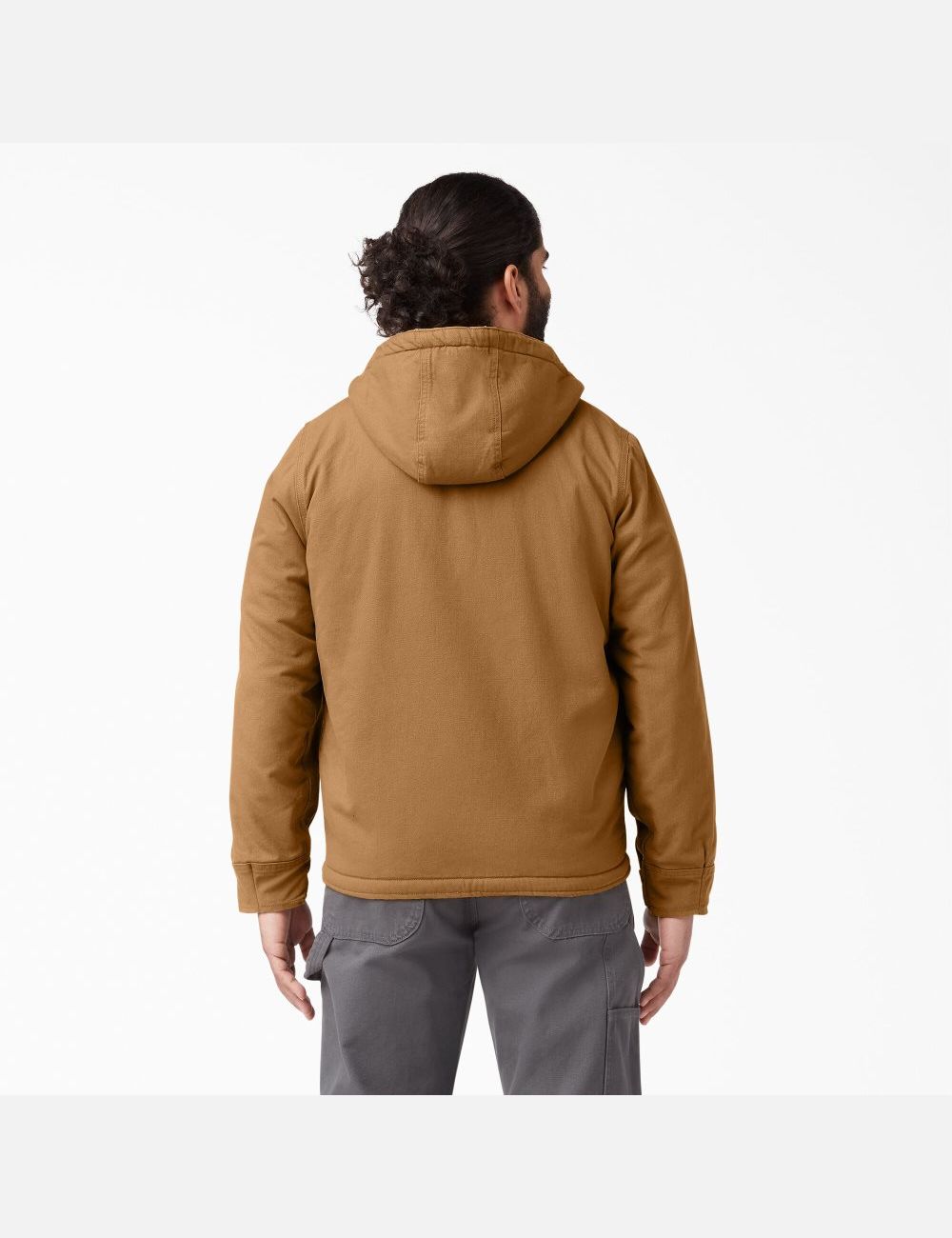 Vestes Décontractées Dickies Duck High Pile Fleece Doublée Marron | 420JVGNAW