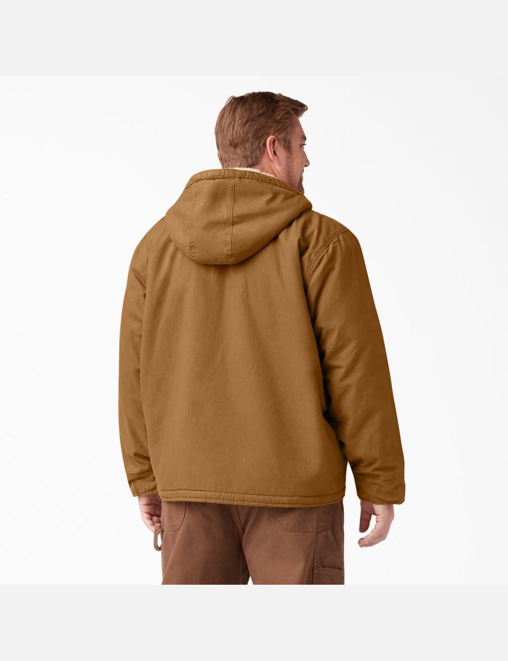 Vestes Décontractées Dickies Duck High Pile Fleece Doublée Marron | 420JVGNAW