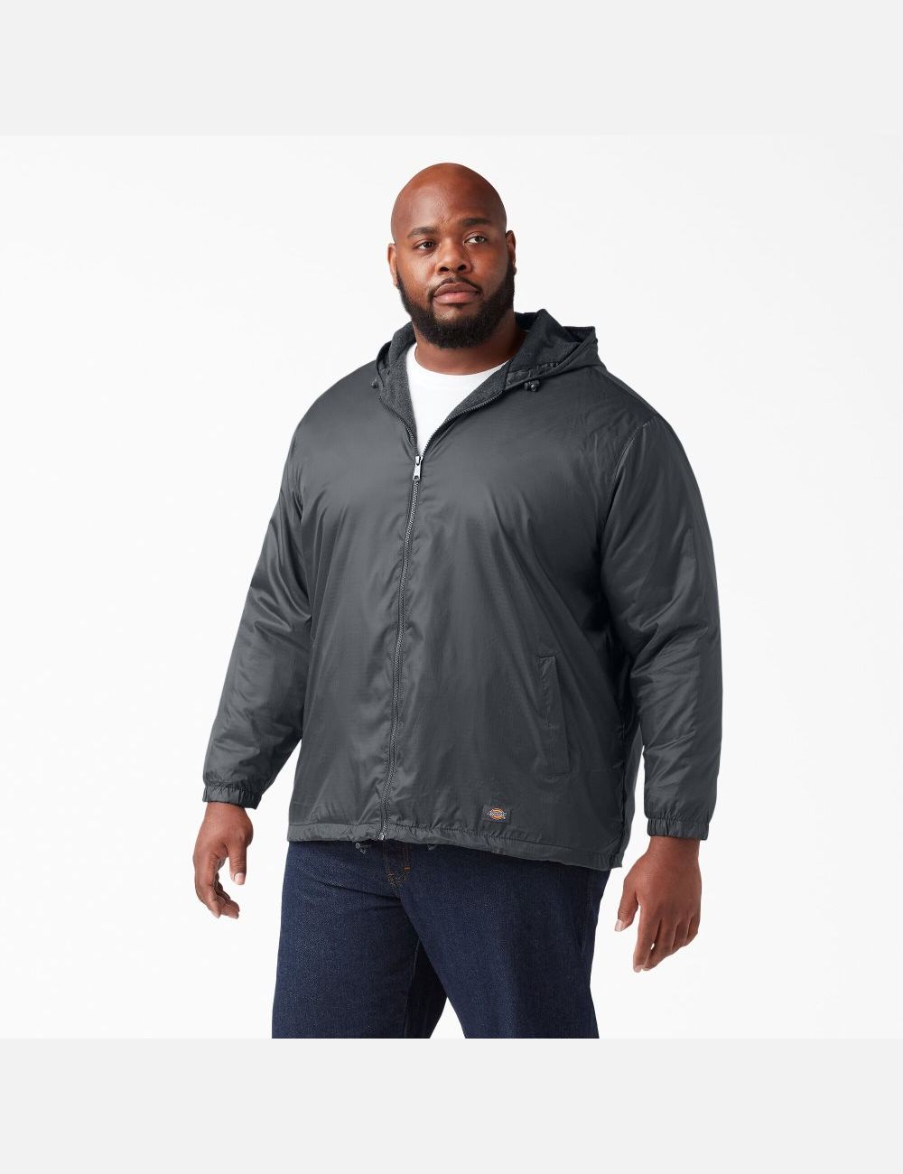 Vestes Décontractées Dickies Fleece Doublée Nylon Grise | 548AGOMVB