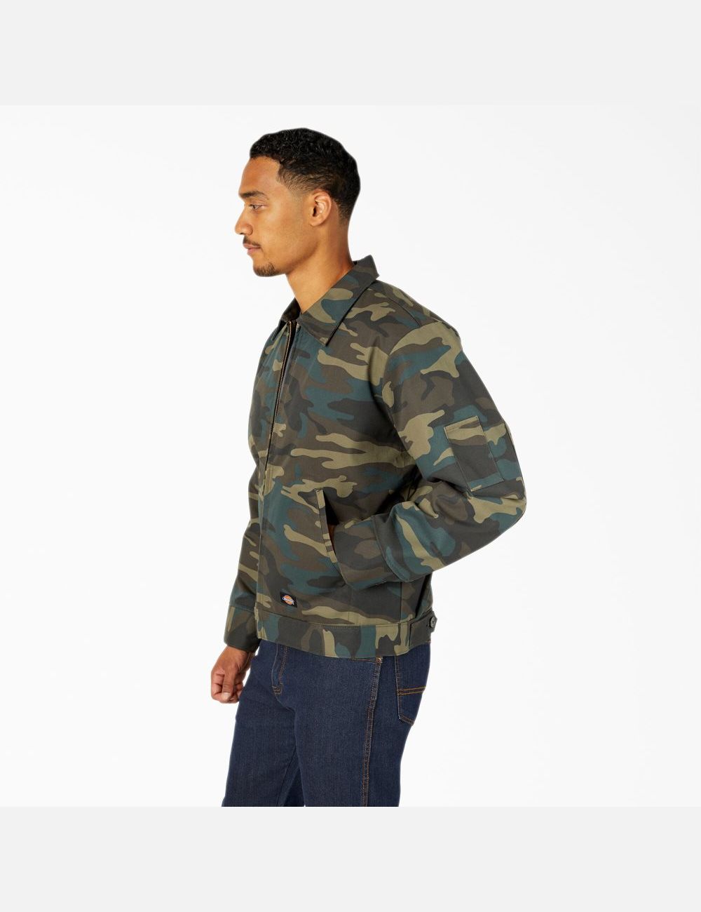 Vestes Décontractées Dickies Insulated Eisenhower Vert Camouflage | 417SZEUMN