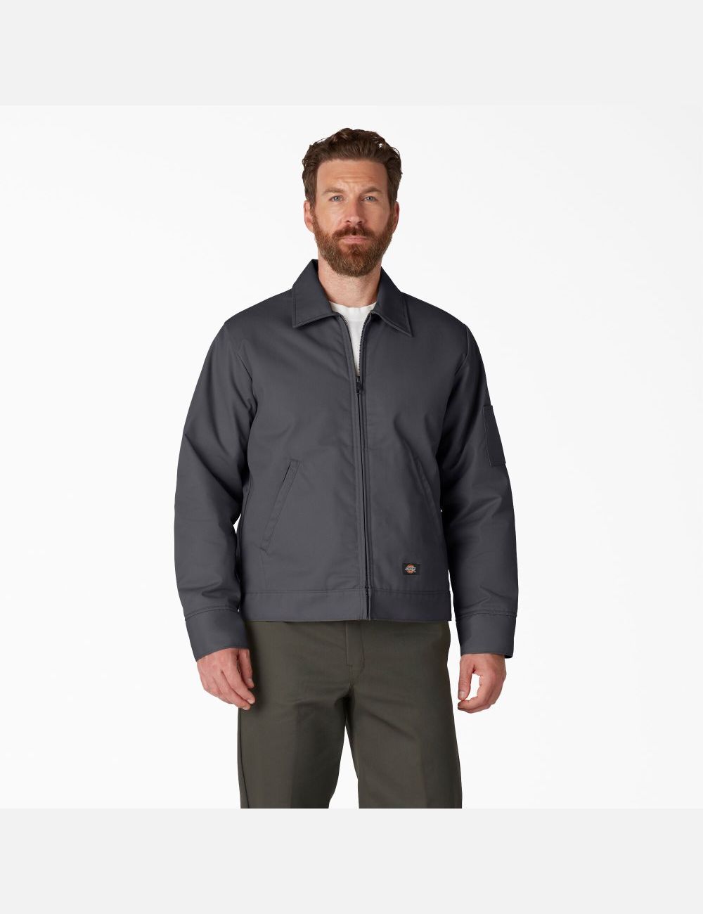 Vestes Décontractées Dickies Insulated Eisenhower Grise | 487THVNFJ