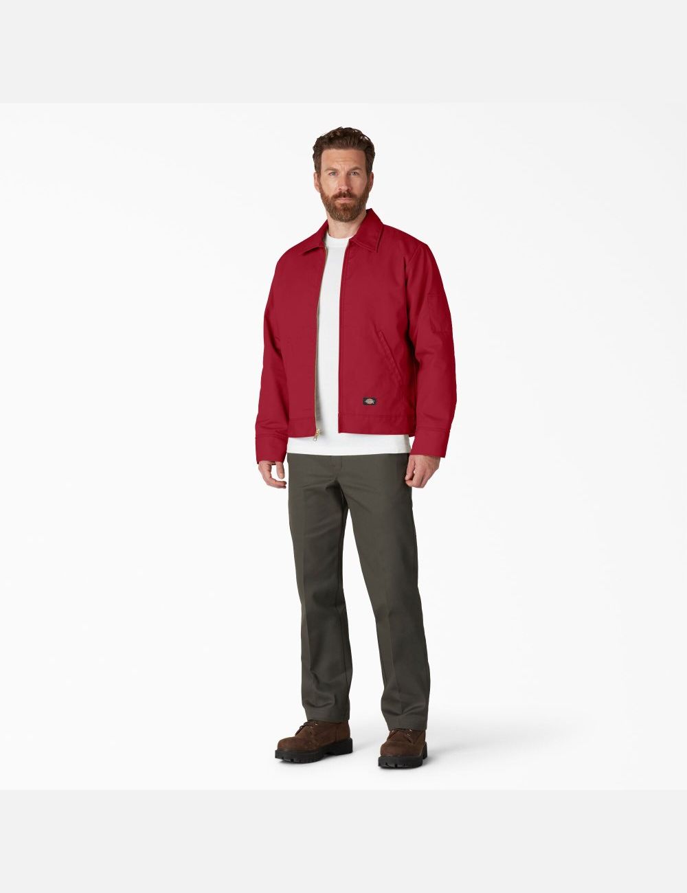 Vestes Décontractées Dickies Insulated Eisenhower Rouge | 498LOEQCY