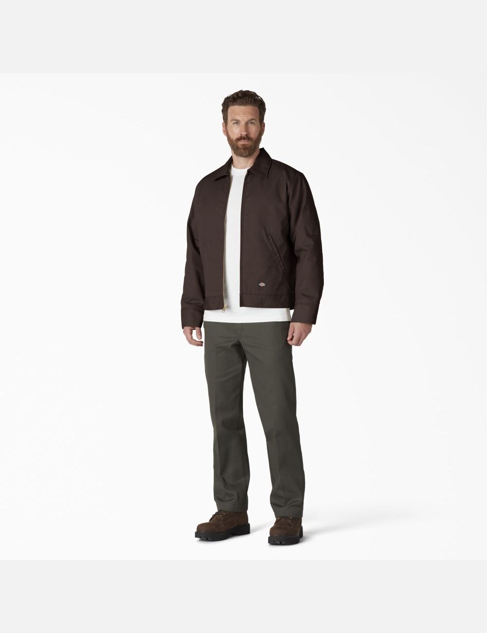 Vestes Décontractées Dickies Insulated Eisenhower Marron Foncé | 502LQPUXT