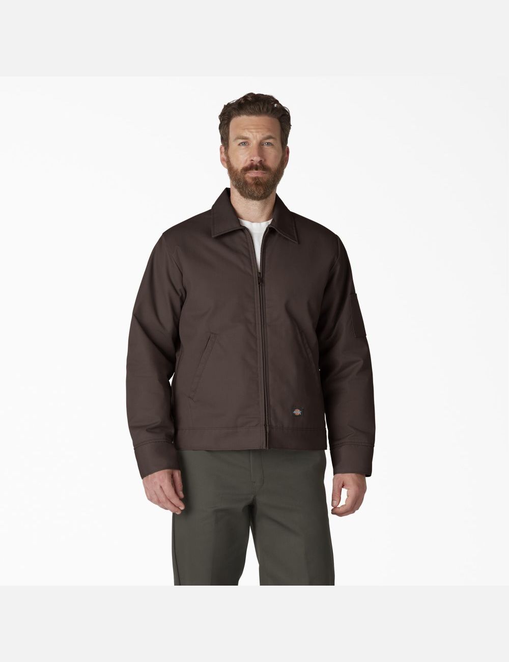 Vestes Décontractées Dickies Insulated Eisenhower Marron Foncé | 502LQPUXT