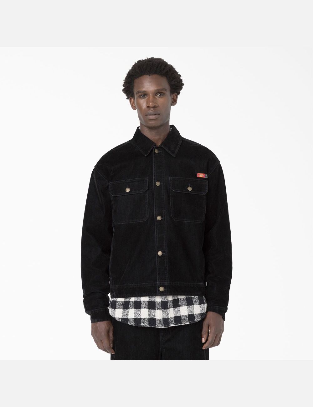 Vestes Décontractées Dickies Opening Ceremony Flock Denim Utility Noir | 942OQUKWL