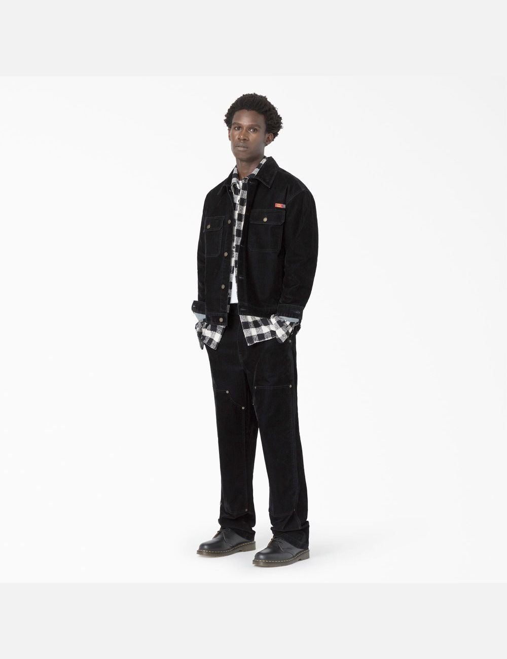 Vestes Décontractées Dickies Opening Ceremony Flock Denim Utility Noir | 942OQUKWL