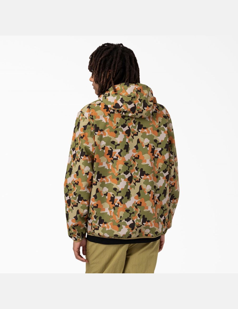 Vestes Décontractées Dickies Pacific Quarter Zip Packable Camouflage | 471JMAIUL