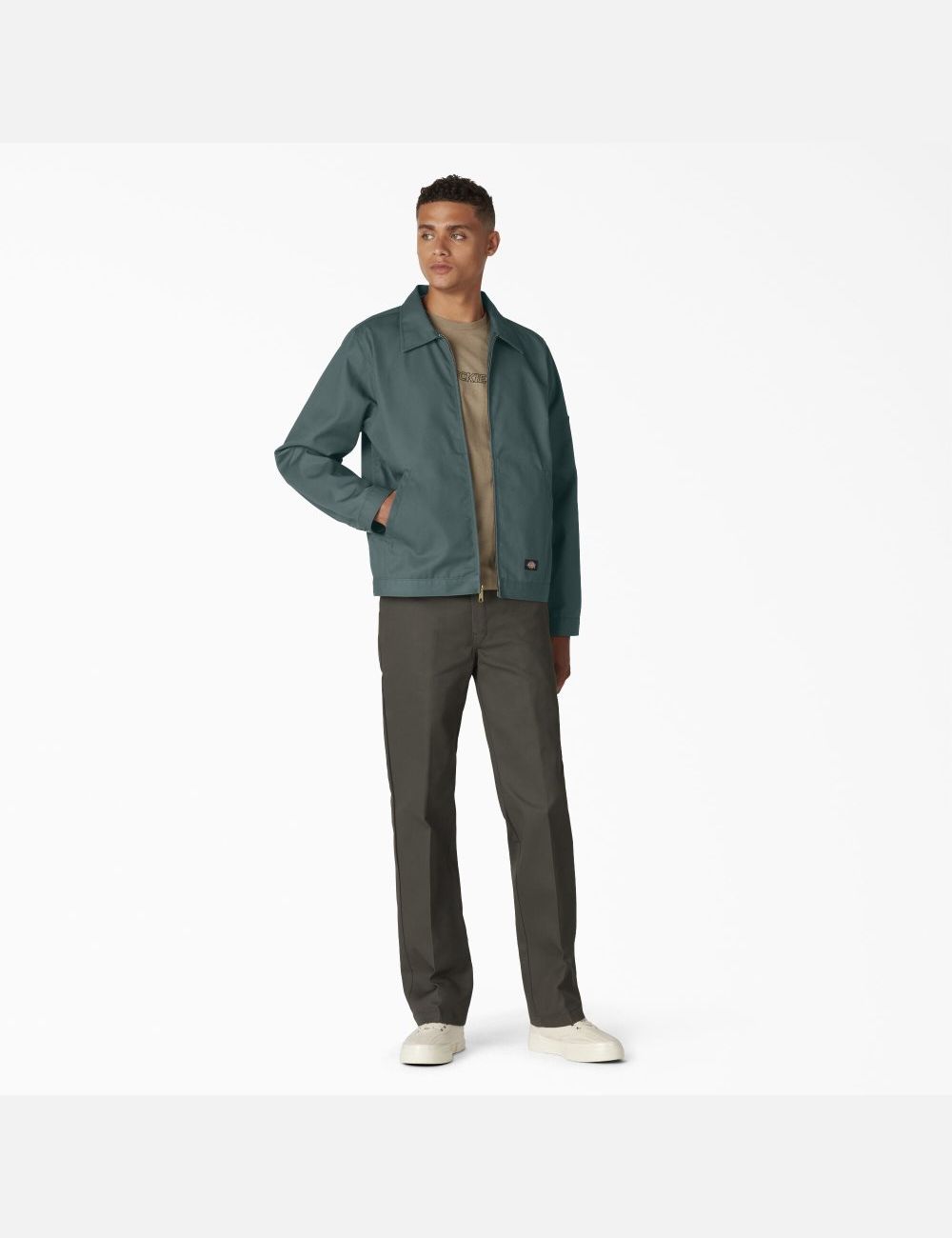 Vestes Décontractées Dickies Unlined Eisenhower Vert | 957MEPFJX