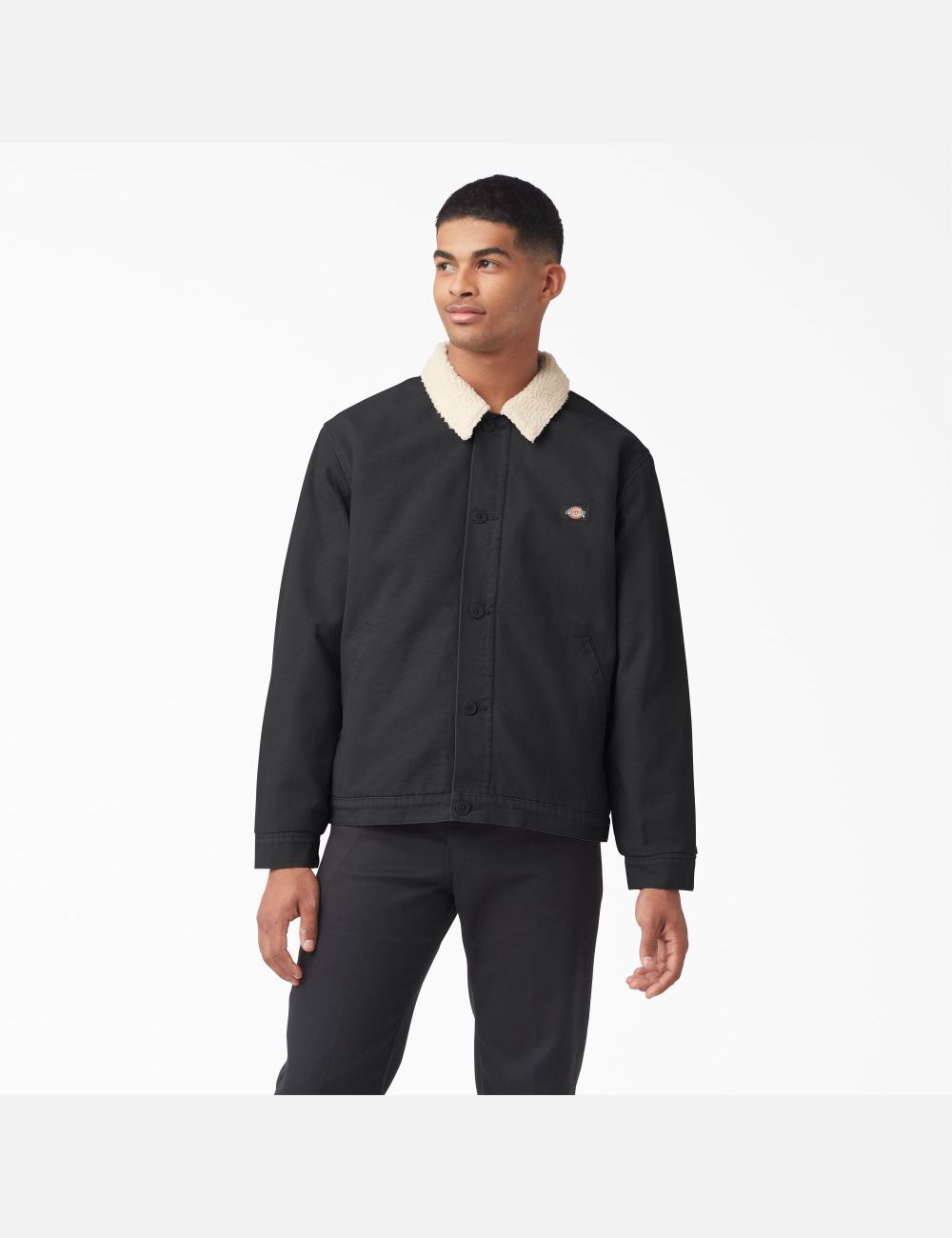 Vestes Polaires Dickies Duck Tela High Pile Noir | 193CLXRSV