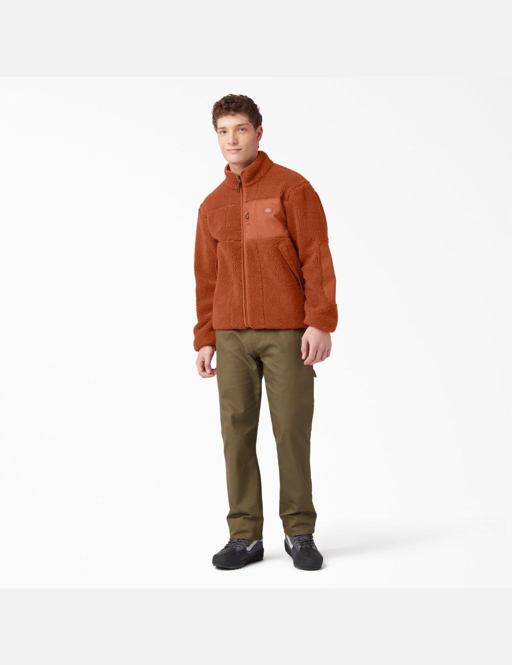 Vestes Polaires Dickies Red Chute Marron | 810INCJVM