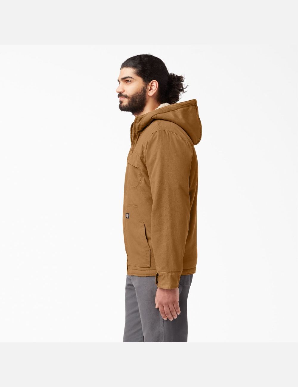 Vêtements D'extérieur Dickies Duck High Pile Fleece Doublée Marron | 860SPDMYO