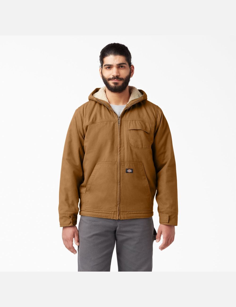 Vêtements D\'extérieur Dickies Duck High Pile Fleece Doublée Marron | 860SPDMYO