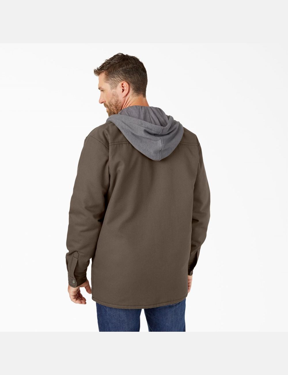 Vêtements D'extérieur Dickies Hydroshield Duck Encapuchonné Marron Clair | 136DJHZYV